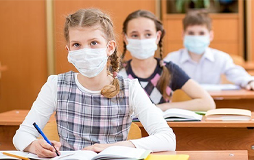 children at school